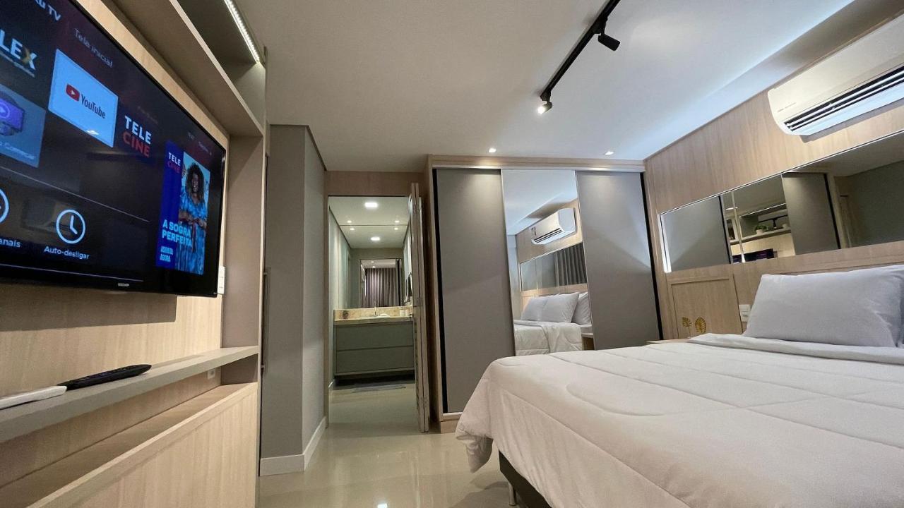 Апартаменты Lindo E Moderno Apartamento Studio No Centro Фос-ду-Игуасу Экстерьер фото