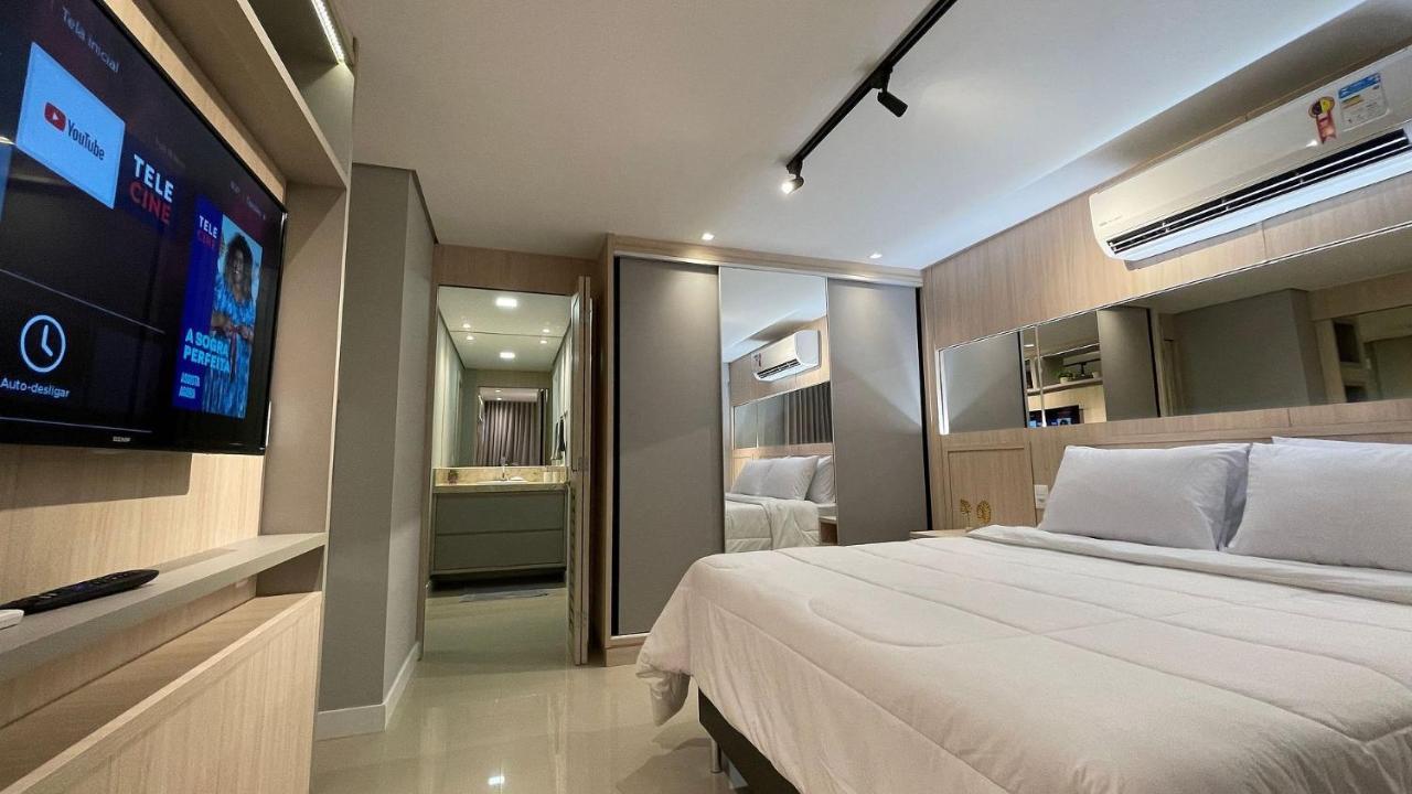 Апартаменты Lindo E Moderno Apartamento Studio No Centro Фос-ду-Игуасу Экстерьер фото